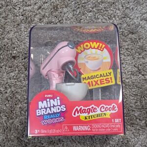 Zuru Mini Brands Magic Cook Kitchen Toy Pink Mixer Bowl Slime Really Works!